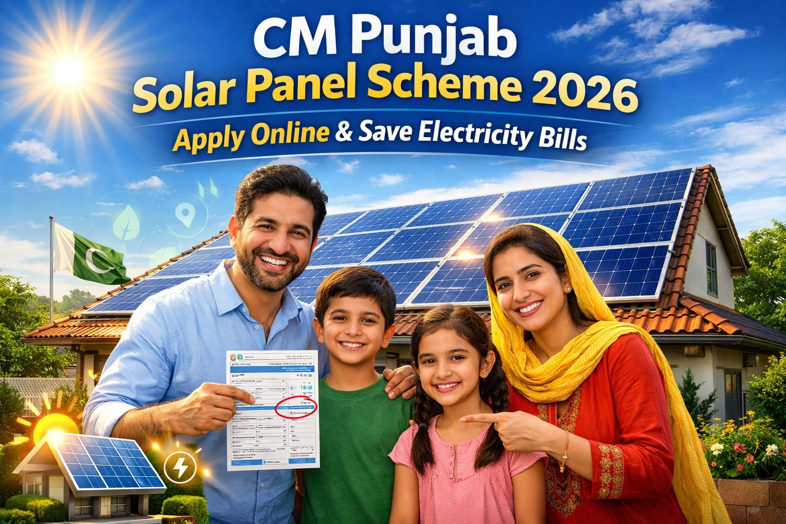CM Punjab solar panel scheme online apply 2026