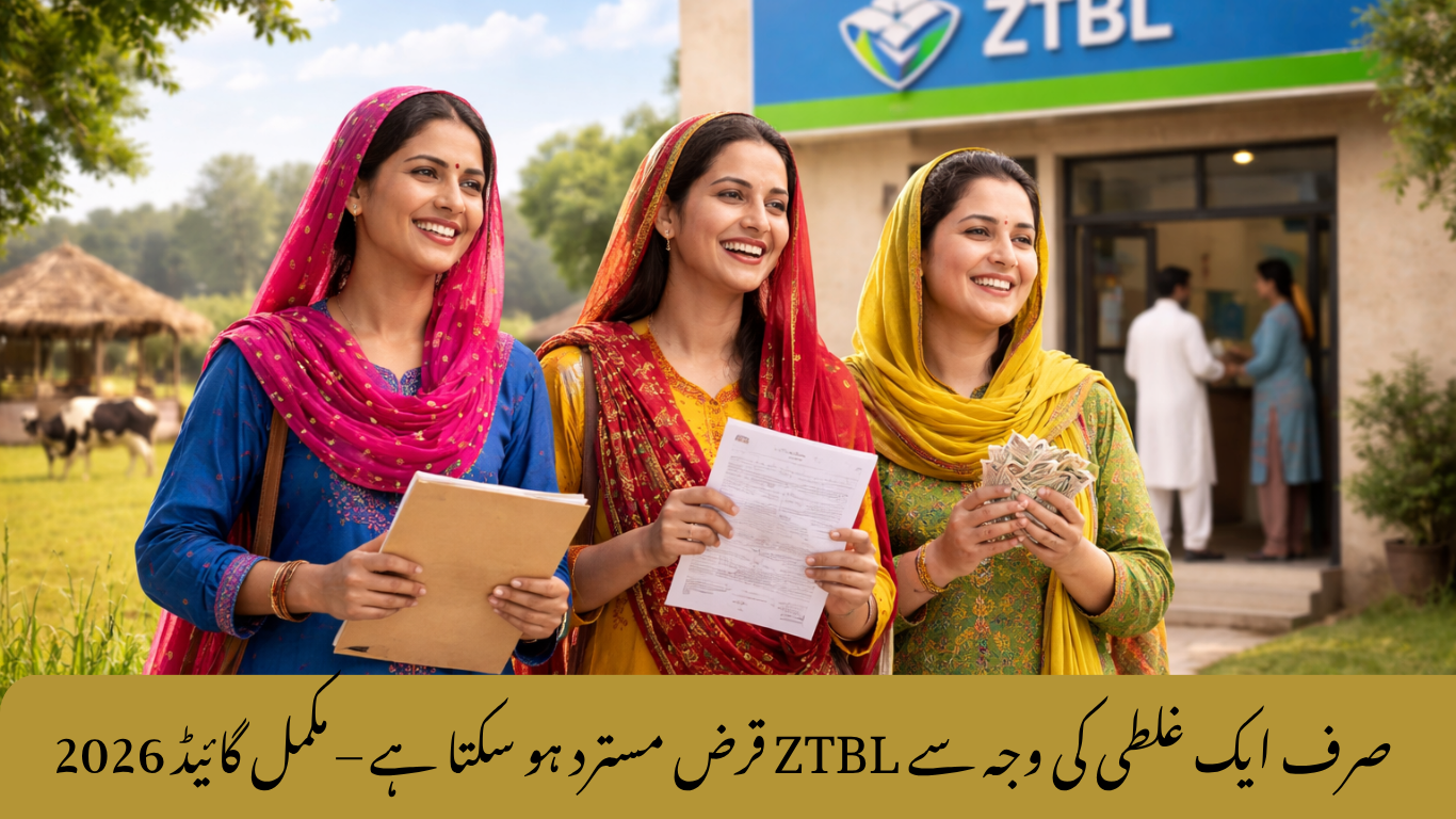 5 لاکھ تک قرض لینے کا سنہری موقع – ZTBL خواتین اسکیم 2026 مکمل گائیڈ